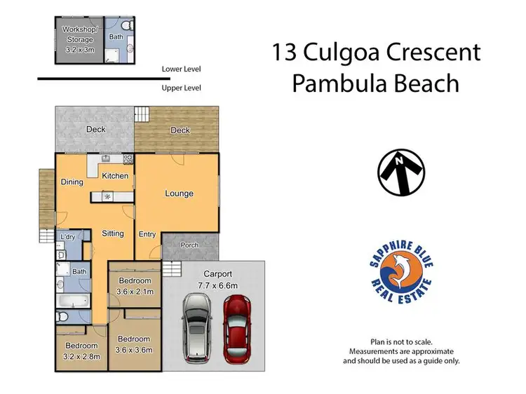 Floorplan of Homely house listing, 13 Culgoa Crescent, Pambula Beach NSW 2549