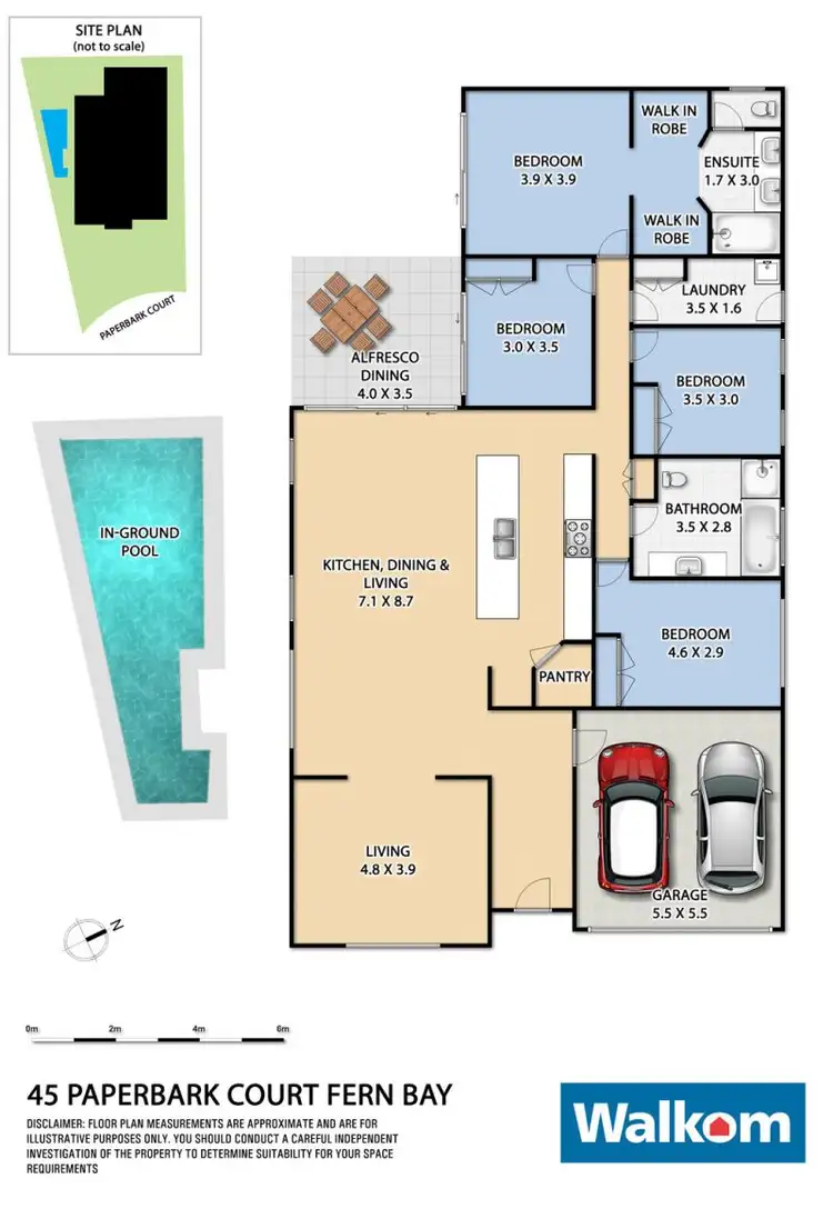 Floorplan of Homely house listing, 45 Paperbark Court, Fern Bay NSW 2295