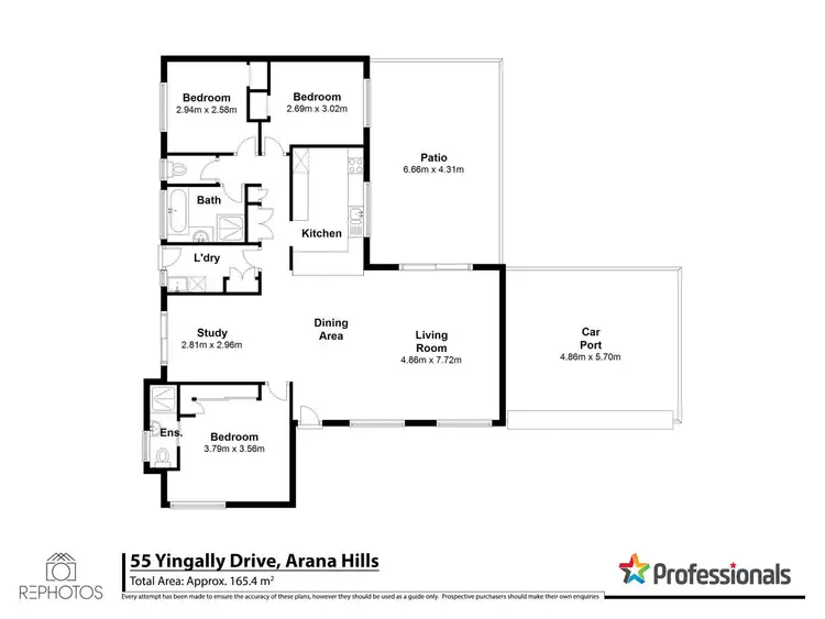 Floorplan of Homely house listing, 55 Yingally Drive, Arana Hills QLD 4054