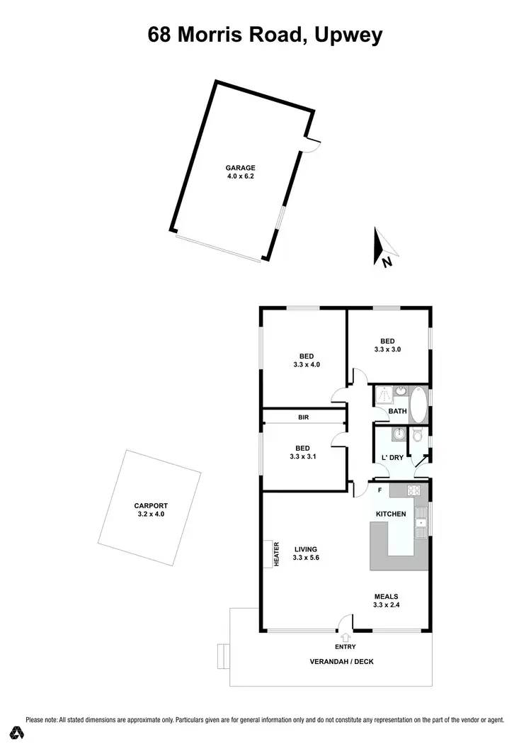 Floorplan of Homely house listing, 68 Morris Road, Upwey VIC 3158