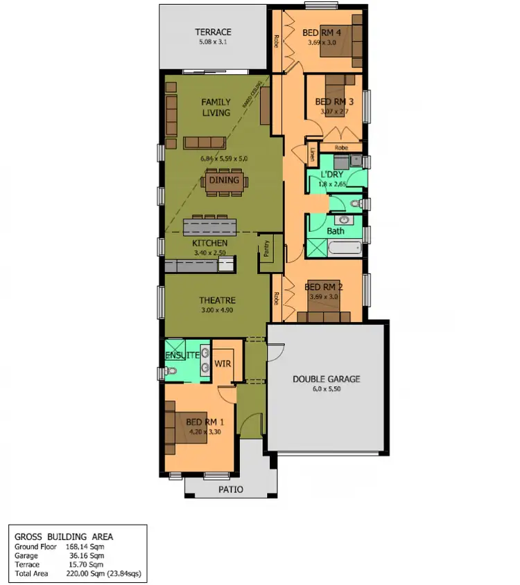 Floorplan of Homely house listing, Lot 115 Ambrose ave, Middleton Grange NSW 2171