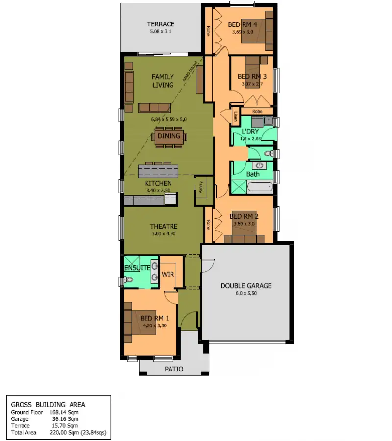 Floorplan of Homely house listing, Lot 115 Ambrose ave, Middleton Grange NSW 2171