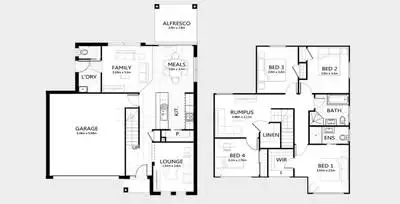 Floorplan of Homely house listing, Lot 25/60 Rynan avenue, Edmondson Park NSW 2174