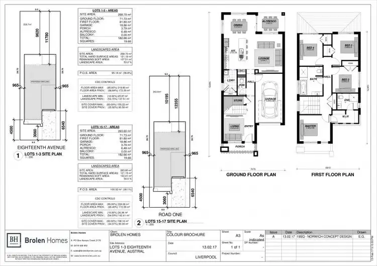 Floorplan of Homely house listing, Lot 1, 65 Eighteenth Avenue, Austral NSW 2179