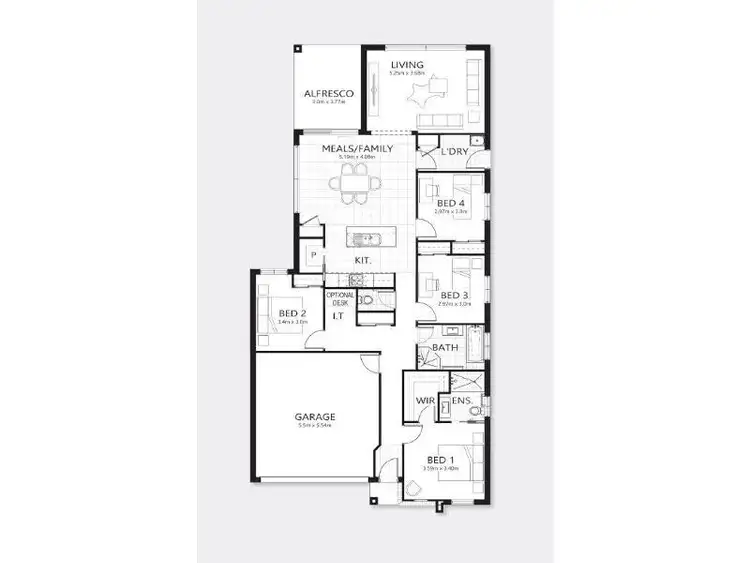 Floorplan of Homely house listing, Lot 19 Bryant Avenue, Middleton Grange NSW 2171
