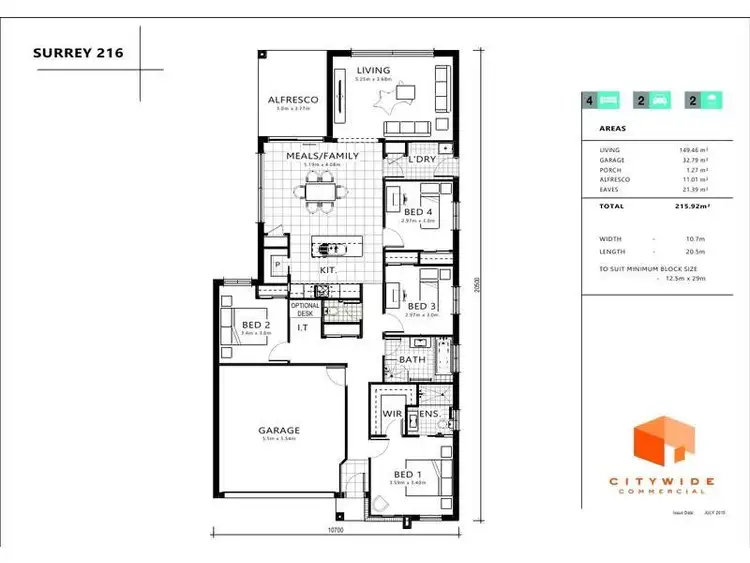 Floorplan of Homely house listing, Lot-122 Flying Avenue, Middleton Grange NSW 2171