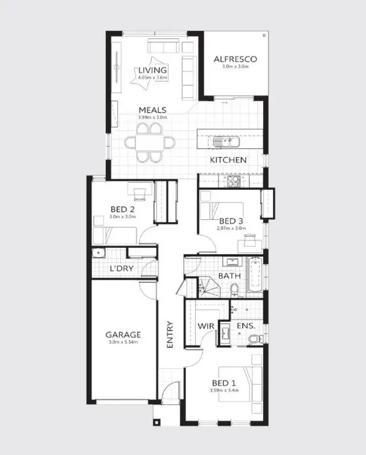 Floorplan of Homely house listing, Address available on request