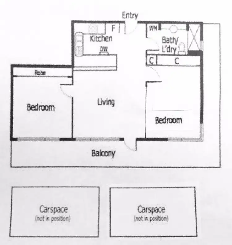 Floorplan of Homely apartment listing, 21/4 Alfred Sq, St Kilda VIC 3182