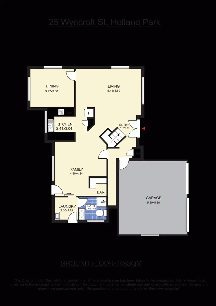 Floorplan of Homely house listing, 25 Wyncroft st, Holland Park QLD 4121