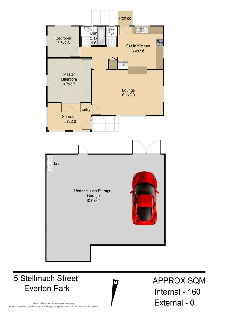 Floorplan of Homely house listing, 5 Stellmach Street, Everton Park QLD 4053