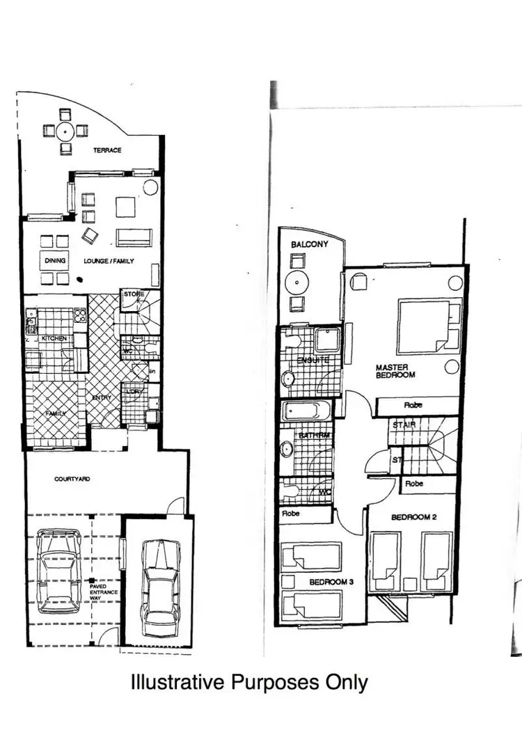 Floorplan of Homely townhouse listing, 24/1 Bronberg Court, Southport QLD 4215