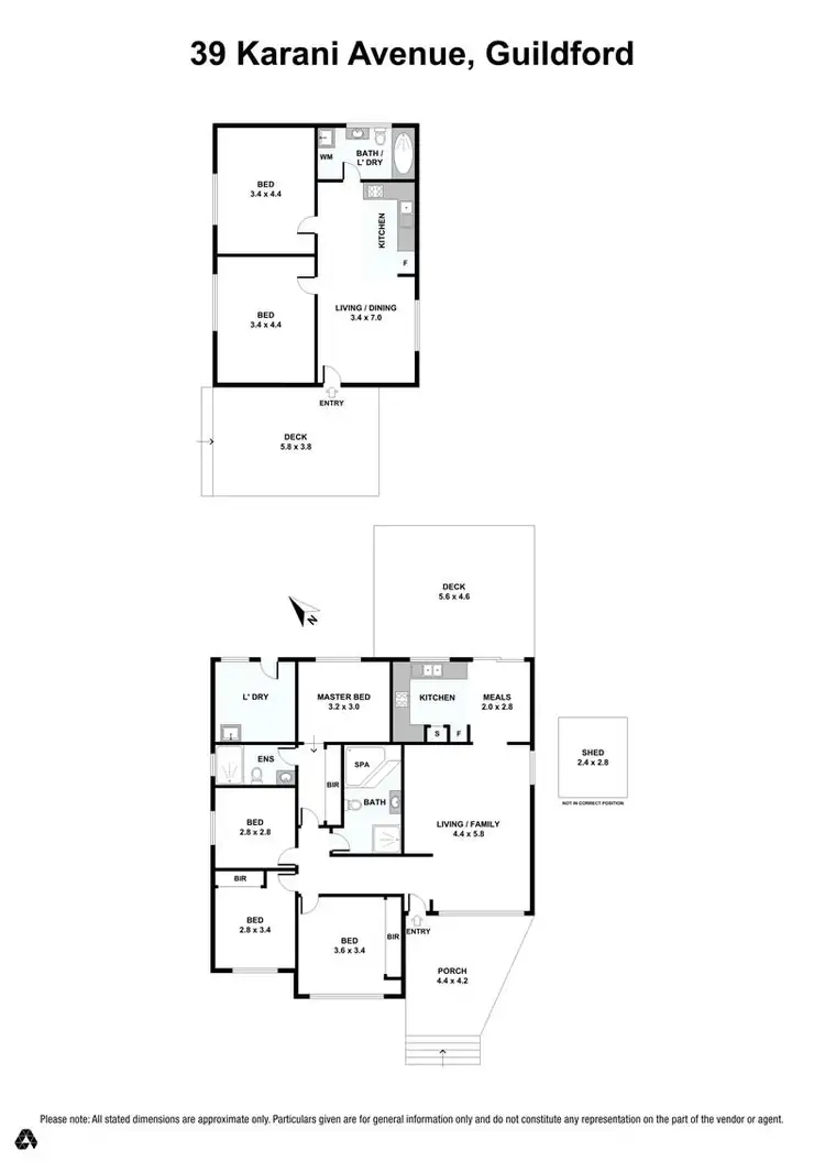 Floorplan of Homely house listing, 39 Karani Avenue, Guildford West NSW 2161
