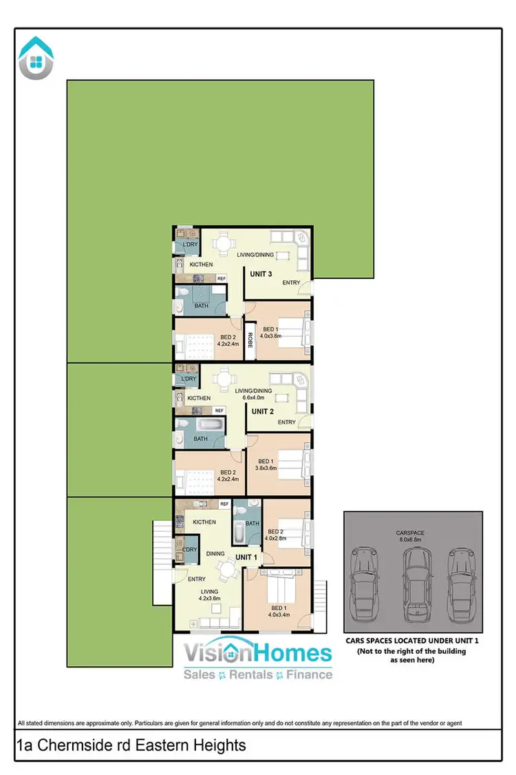Floorplan of Homely unit listing, 1A Chermside Road, Eastern Heights QLD 4305