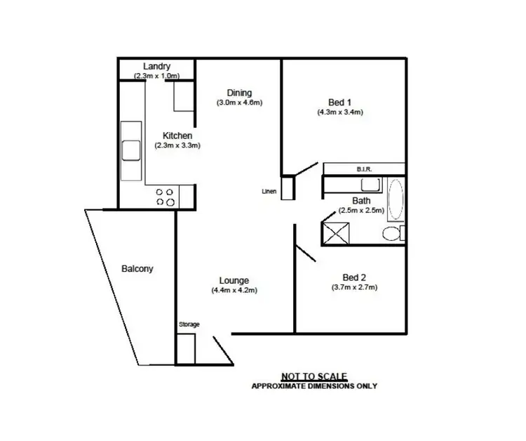 Floorplan of Homely apartment listing, 21/6 Taree Street, Tuncurry NSW 2428