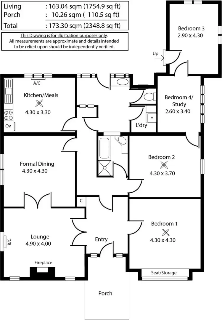 Floorplan of Homely house listing, 89 AUGUSTA STREET, Glenelg East SA 5045