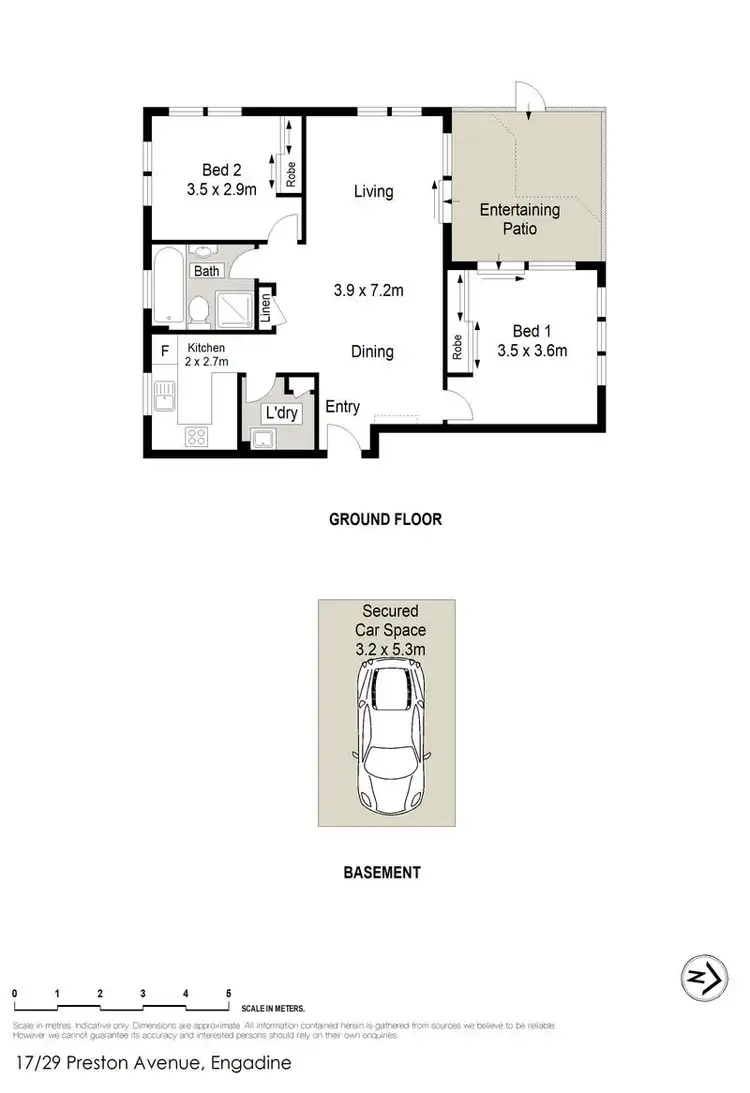 Floorplan of Homely unit listing, 17/29-35 Preston Avenue, Engadine NSW 2233