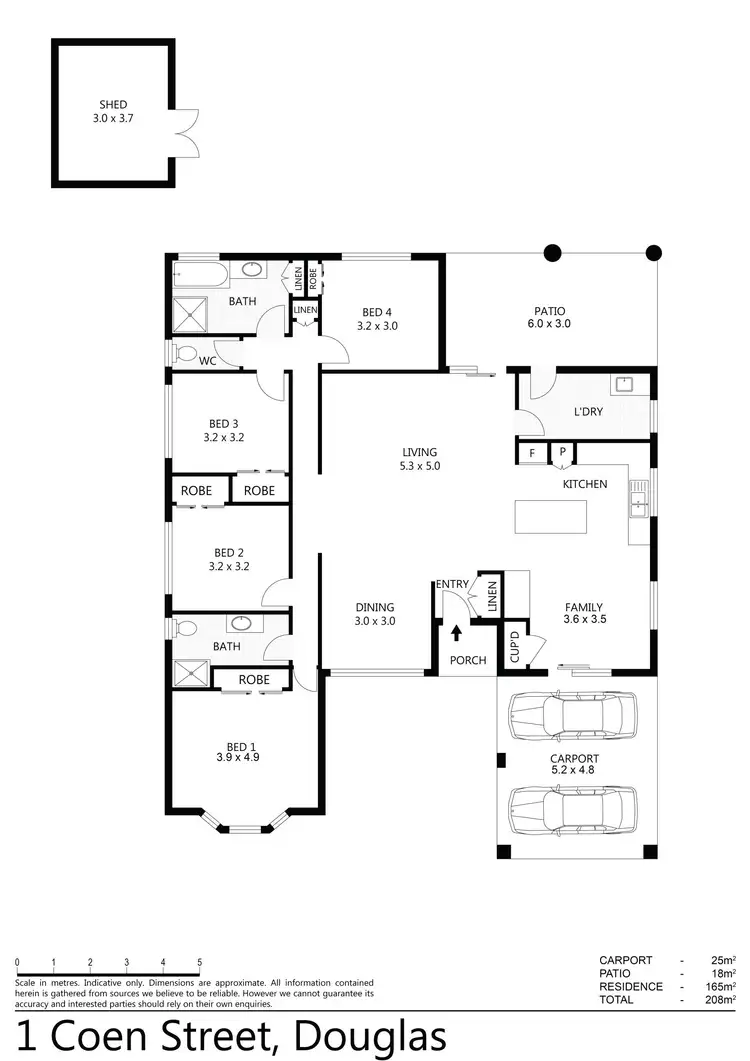 Floorplan of Homely house listing, 1 Coen Street, Douglas QLD 4814