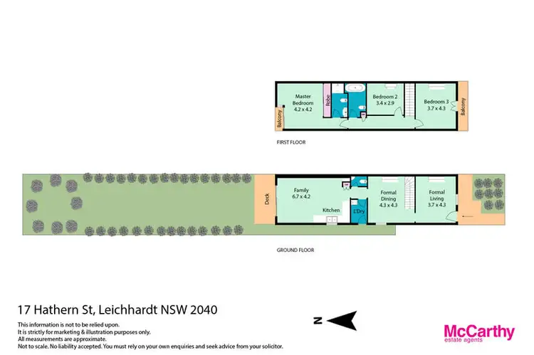 Floorplan of Homely house listing, 17 Hathern Street, Leichhardt NSW 2040
