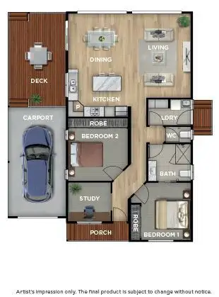Floorplan of Homely house listing, 120/40 Watt Street, Lara VIC 3212