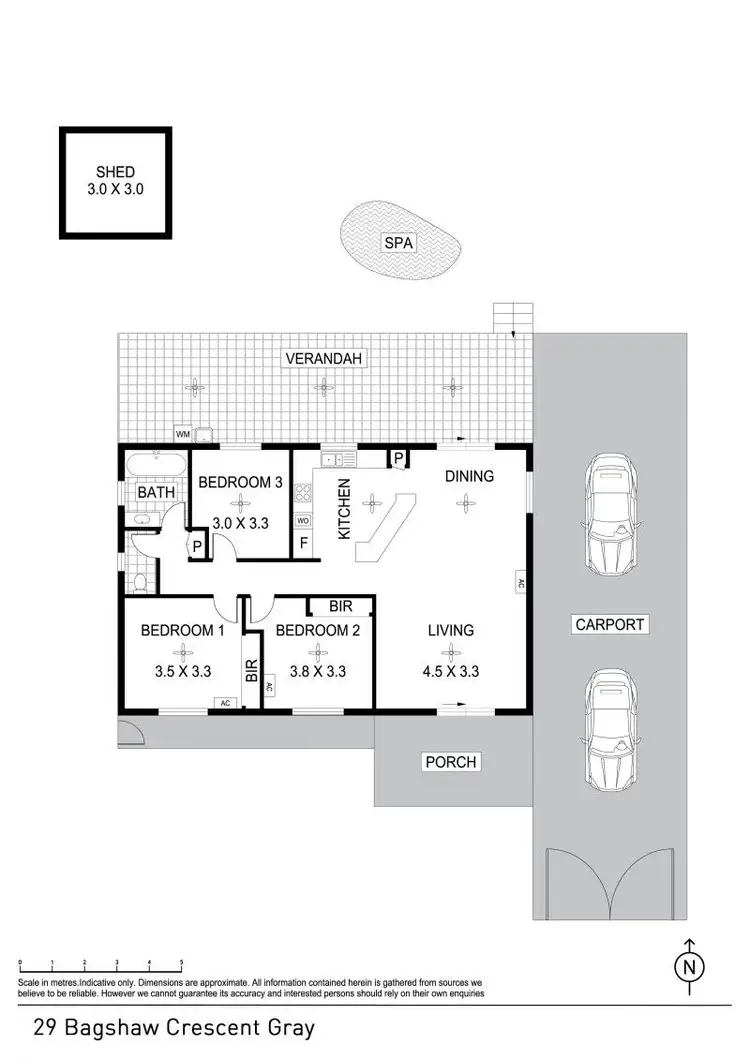 Floorplan of Homely house listing, 29 Bagshaw Crescent, Gray NT 830