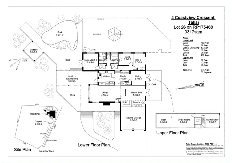 Floorplan of Homely house listing, 4 Coastview Crescent, Tallai QLD 4213