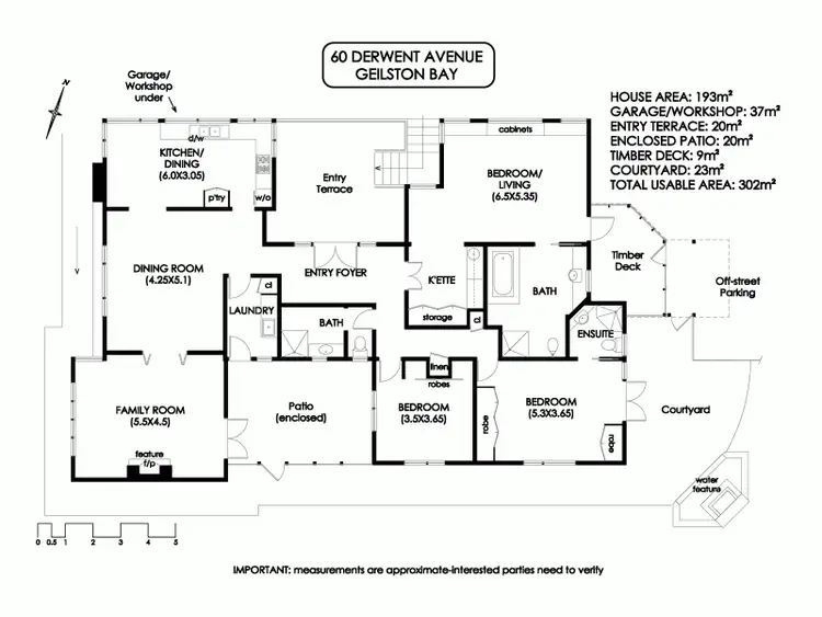 Floorplan of Homely house listing, 60 Derwent Avenue, Geilston Bay TAS 7015