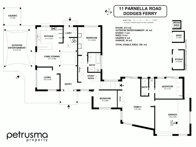 Floorplan of Homely house listing, 11 Parnella Road, Dodges Ferry TAS 7173