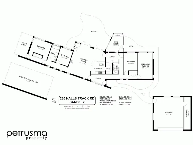 Floorplan of Homely house listing, 230 Halls Track Road, Sandfly TAS 7150