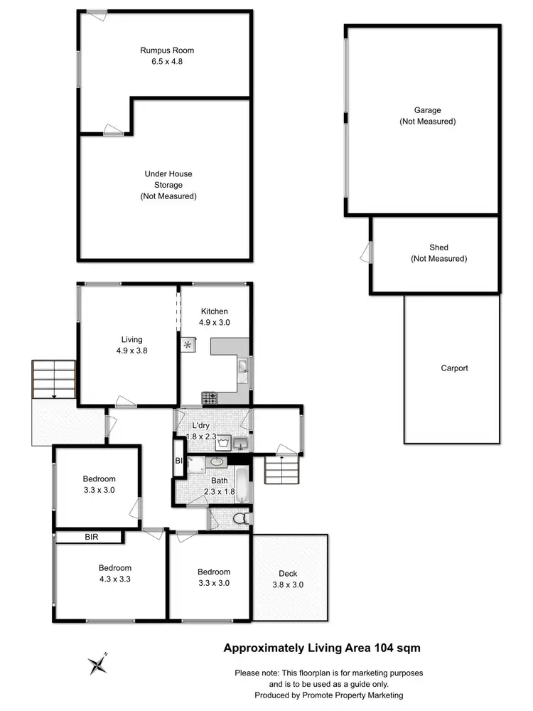 Floorplan of Homely house listing, 1 Galston Road, Montrose TAS 7010