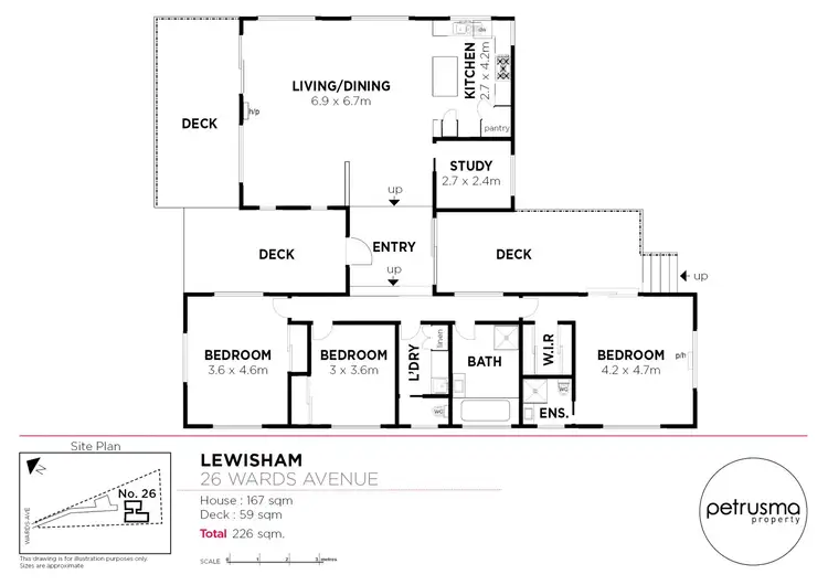 Floorplan of Homely house listing, 26 Wards Avenue, Lewisham TAS 7173