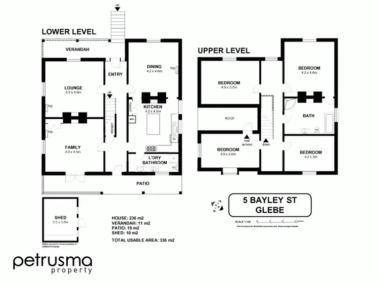 Floorplan of Homely house listing, 5 Bayley Street, Glebe TAS 7000