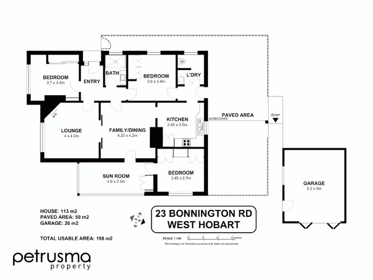 Floorplan of Homely house listing, 23 Bonnington Road, West Hobart TAS 7000