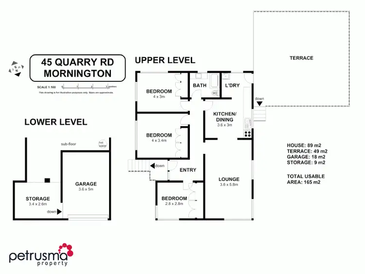 Floorplan of Homely house listing, 45 Quarry Road, Mornington TAS 7018