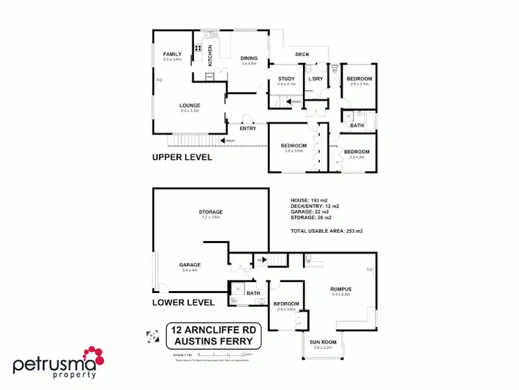 Floorplan of Homely house listing, 12 Arncliffe Road, Austins Ferry TAS 7011