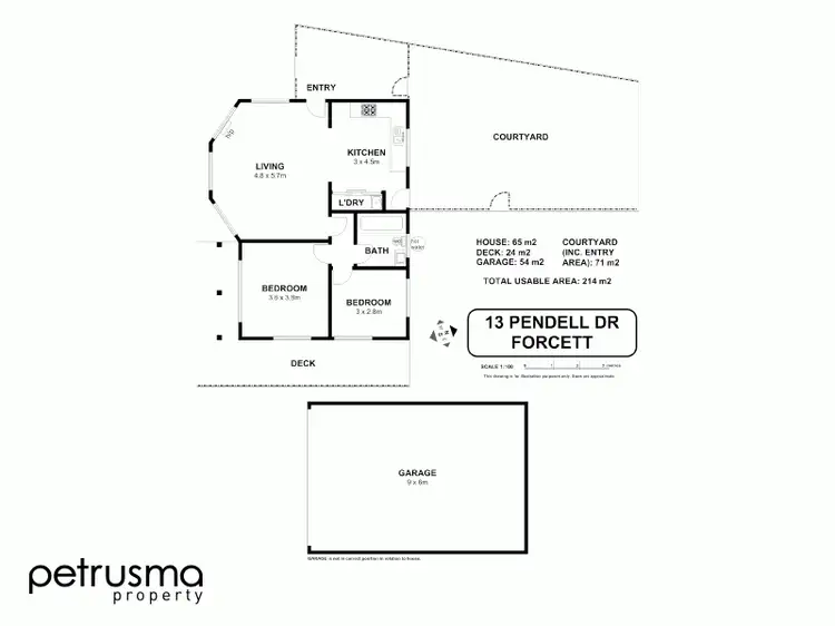 Floorplan of Homely house listing, 13 Pendell Drive, Forcett TAS 7173