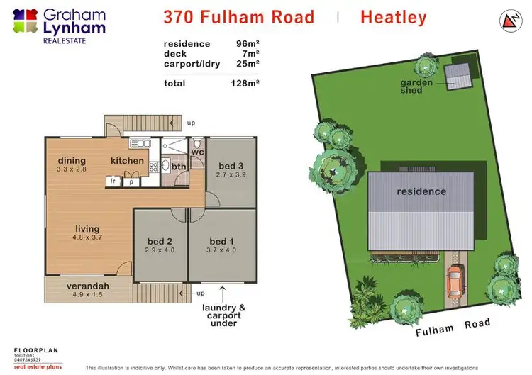 Floorplan of Homely house listing, 370 Fulham Road, Heatley QLD 4814