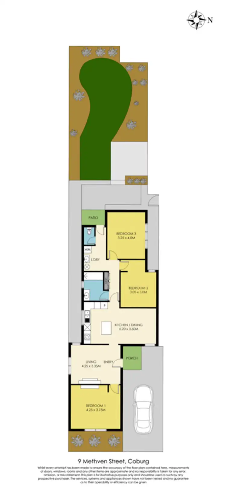 Floorplan of Homely house listing, 9 Methven Street, Coburg VIC 3058