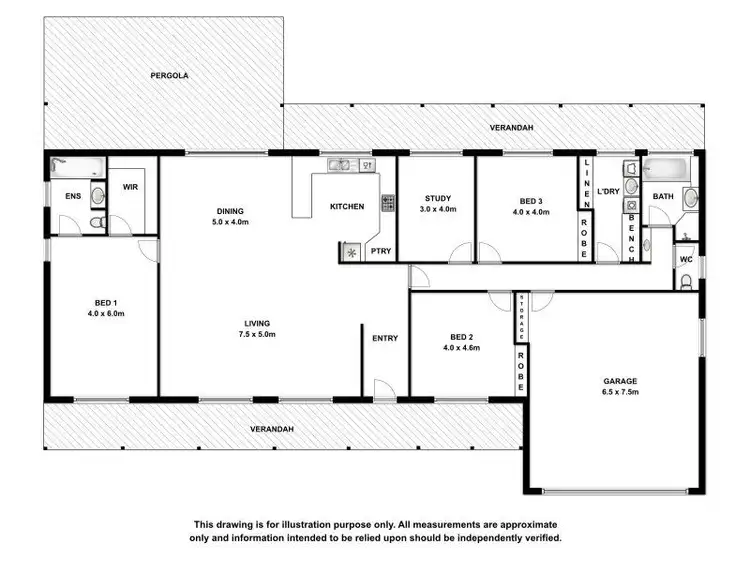 Floorplan of Homely rural property listing, 12 YAHL ROAD, Yahl SA 5291