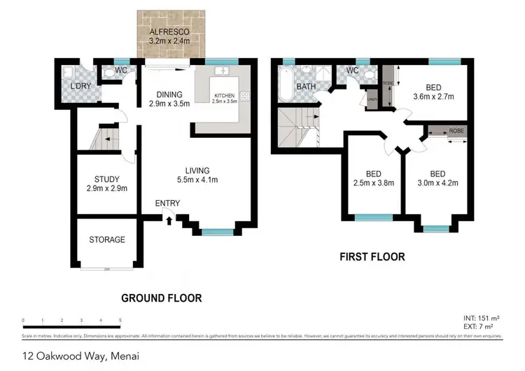 Floorplan of Homely townhouse listing, 12 Oakwood Way, Menai NSW 2234