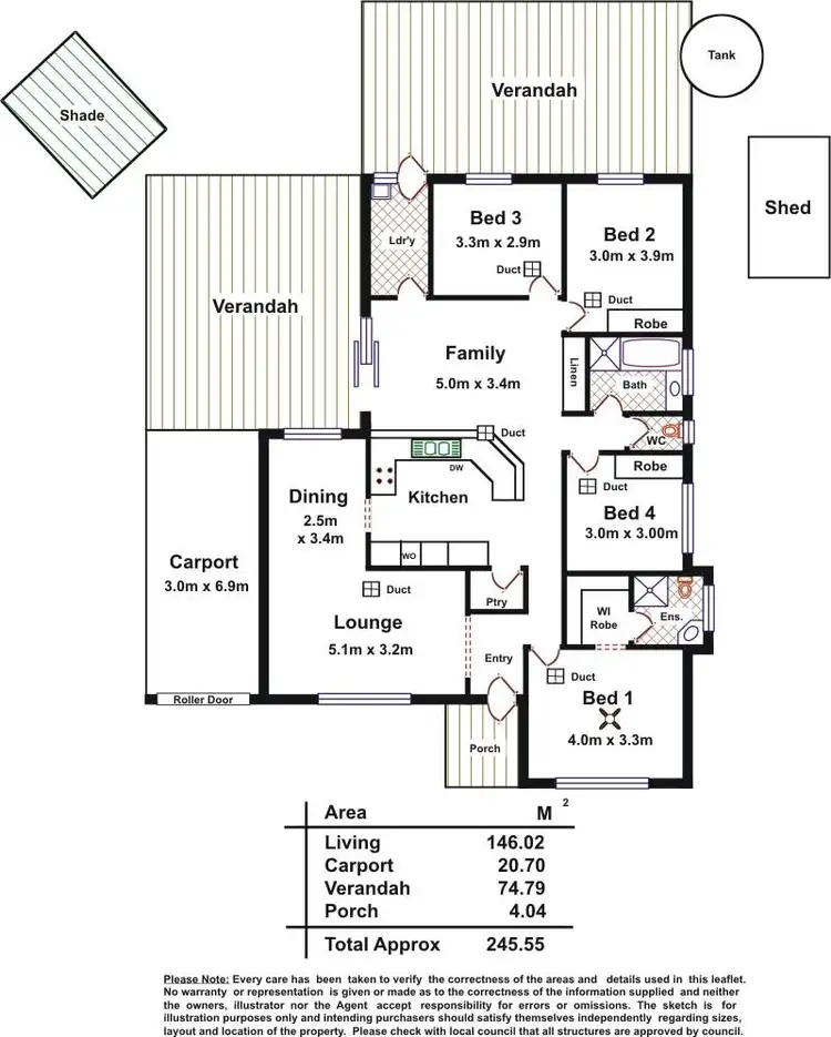 Floorplan of Homely house listing, Address available on request
