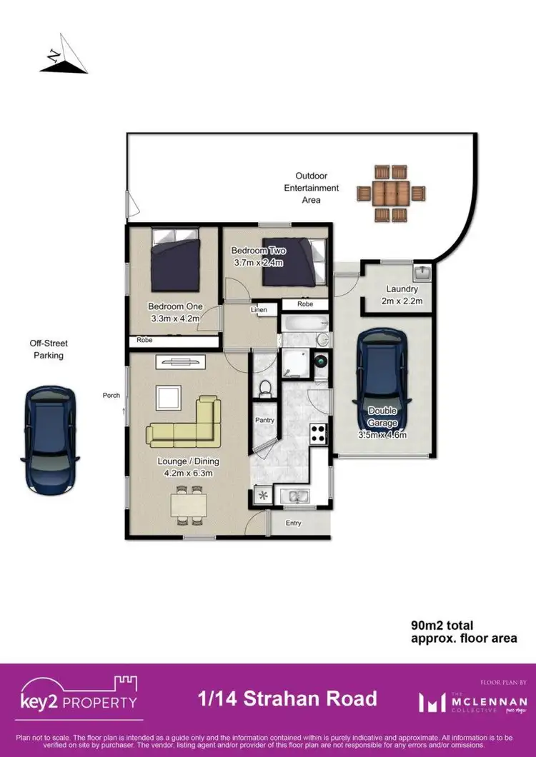 Floorplan of Homely house listing, 1/14 Strahan Road, Newstead TAS 7250