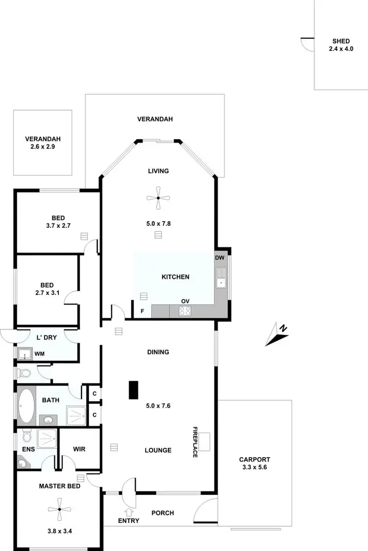Floorplan of Homely house listing, Address available on request
