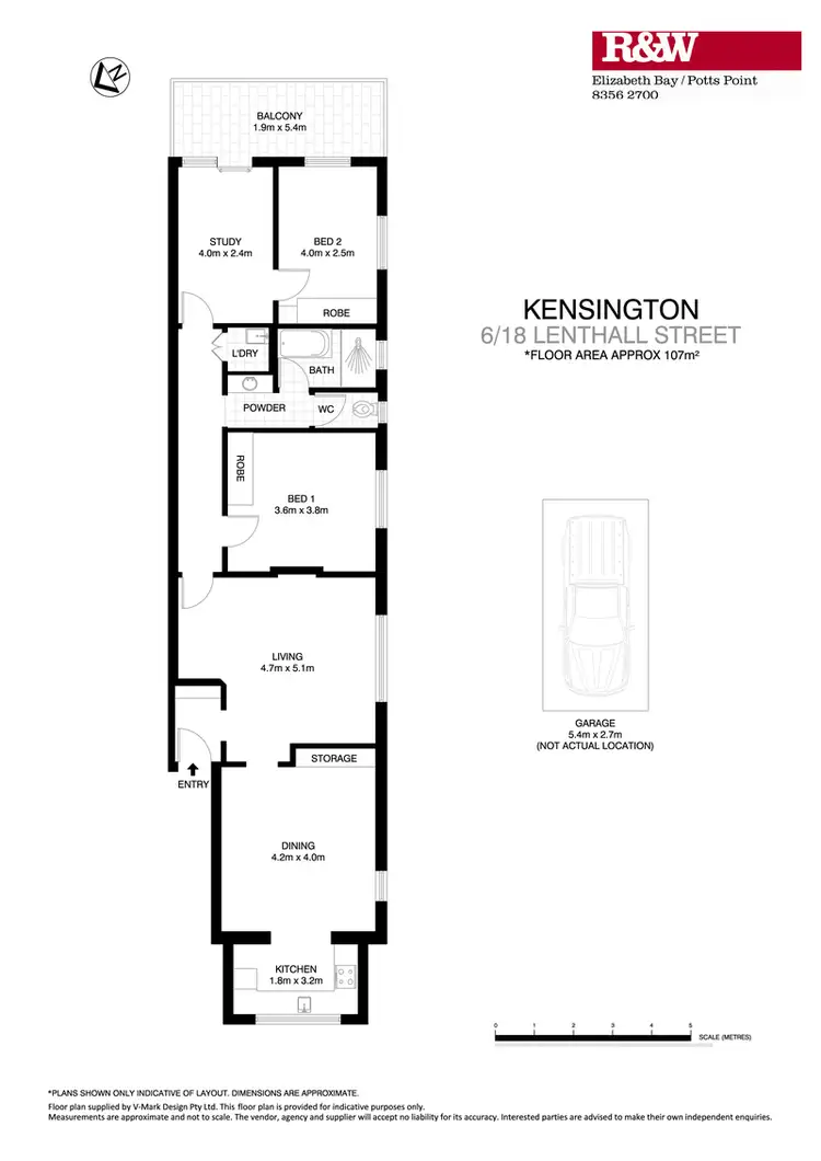 Floorplan of Homely apartment listing, 6/18 Lenthall Street, Kensington NSW 2033