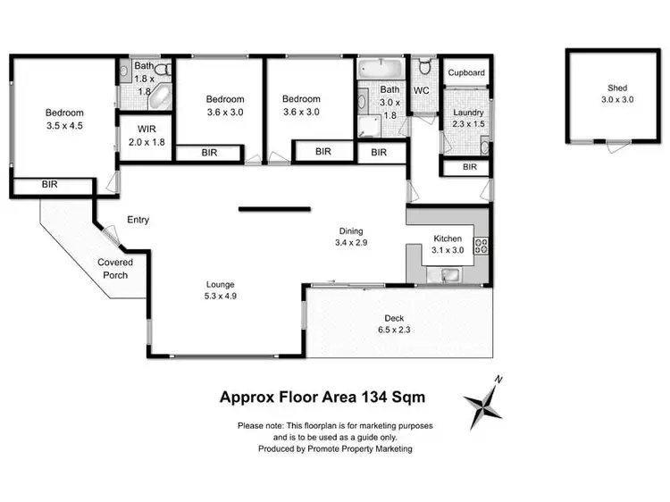 Floorplan of Homely house listing, 13 Henry Place, Brighton TAS 7030