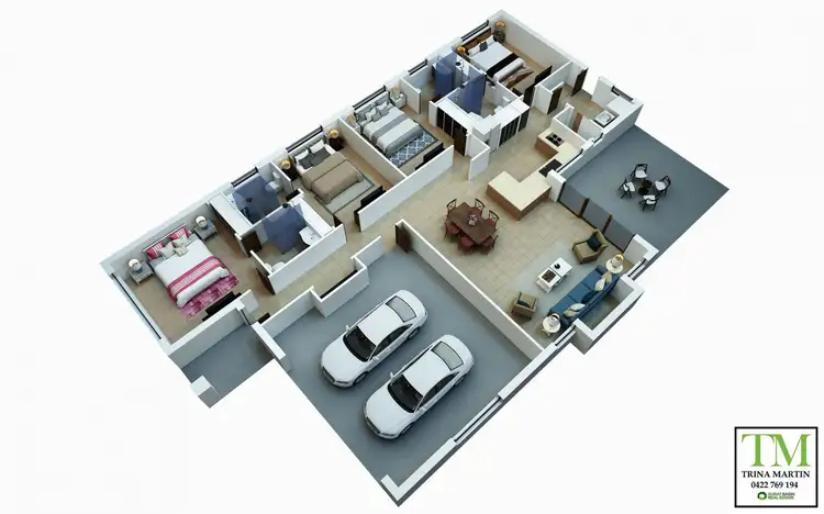 Floorplan of Homely house listing, 5 Layne Crescent, Chinchilla QLD 4413