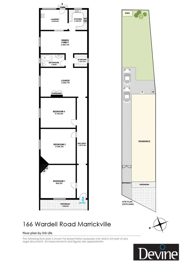 Floorplan of Homely house listing, 166 Wardell Road, Marrickville NSW 2204