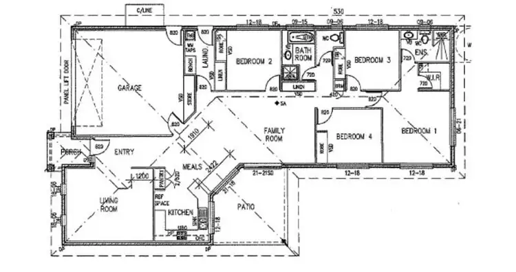 Floorplan of Homely house listing, 53 Tourmaline circuit, Mango Hill QLD 4509