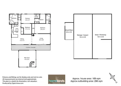 Floorplan of Homely house listing, 996 Halls Track Road, Pelverata TAS 7150