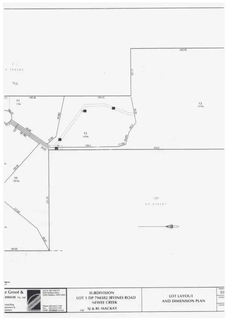 Floorplan of Homely land listing, LOT 12, 0 MacKay Place, Newee Creek NSW 2447
