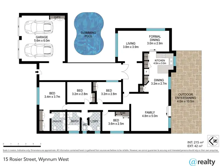 Floorplan of Homely house listing, 15 Rosier Street, Wynnum West QLD 4178